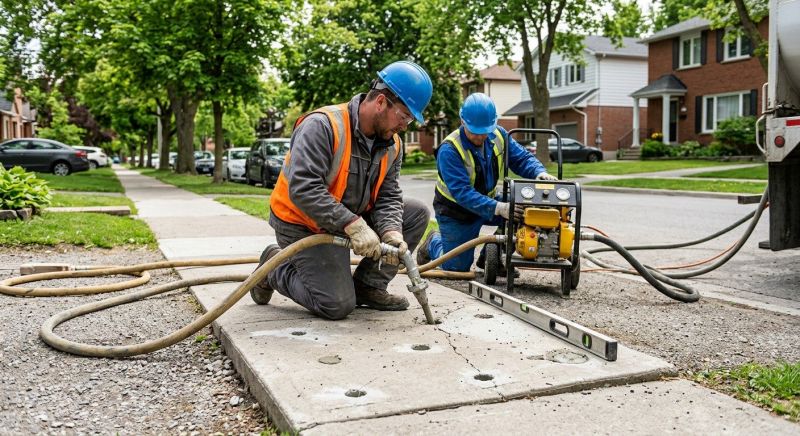 Our team working on Concrete Installation projects in Lebanon, TN