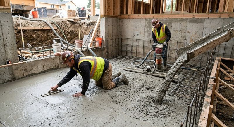 Basement Concrete Installation in Hendersonville, TN