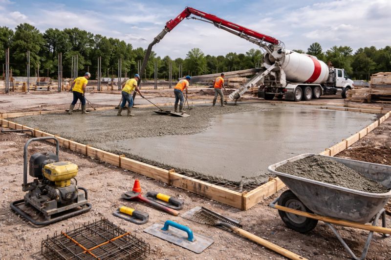Commercial Slab Construction in Bethpage, TN