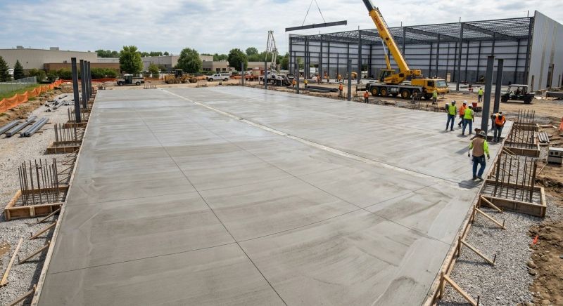 Commercial Slab Construction in Madison, TN