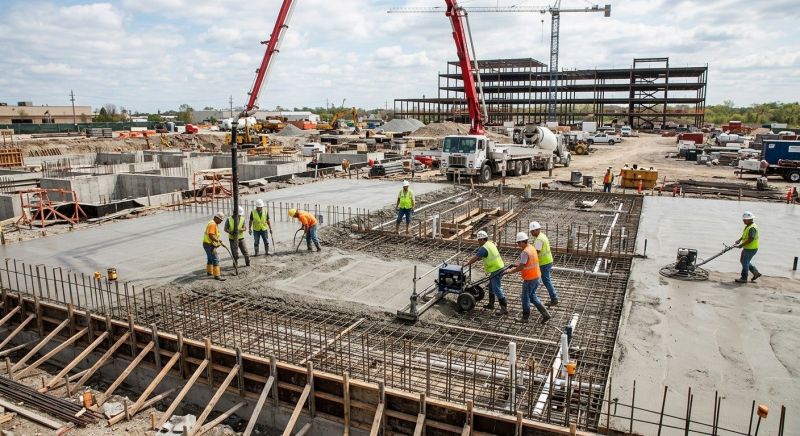 Commercial Slab Construction in Nashville, TN