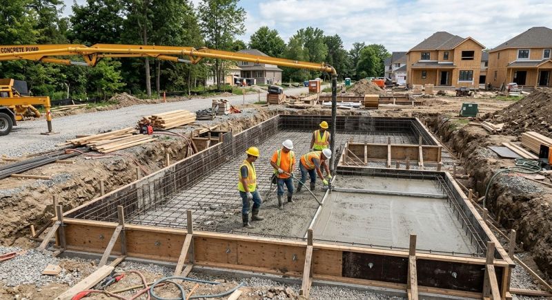 Concrete Foundation Installation in Lebanon, TN