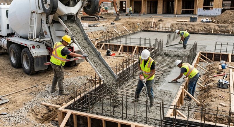 Foundation Wall Pouring in La Vergne, TN