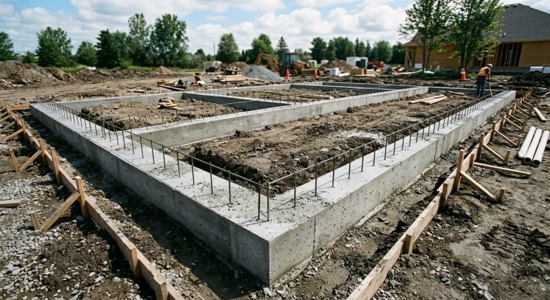 House Footing Construction in Lebanon, TN